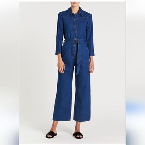 M.i.h London Harper Blue Denim Jumpsuit Vogue's Top Jumpsuits